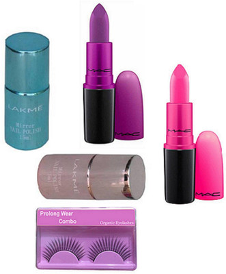 Pro longwear combo Eyelashes,Mac Longlasting Matte Finish Lipstick Candy Yum Yum ,Heroine,Mirror Nailpaint Pack OF 2(Set of 5)
Pro longwear combo Eyelashes,Mac Longlasting Matte Finish Lipstick Candy Yum Yum ,Heroine,Mirror Nailpaint Pack OF 2(Set of 5)