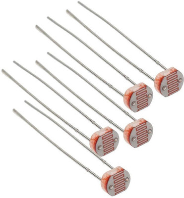 Robocraze Light Dependent Resistor LDR, Pack of 10 Electronic Components Electronic Hobby Kit
Robocraze Light Dependent Resistor LDR, Pack of 10 Electronic Components Electronic Hobby Kit