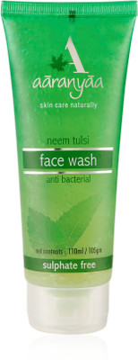 Aaranyaa "Neem Tulsi Face Wash Anti Bacterial Sulphate free Face Wash(110 ml)
Aaranyaa "Neem Tulsi Face Wash Anti Bacterial Sulphate free Face Wash(110 ml)