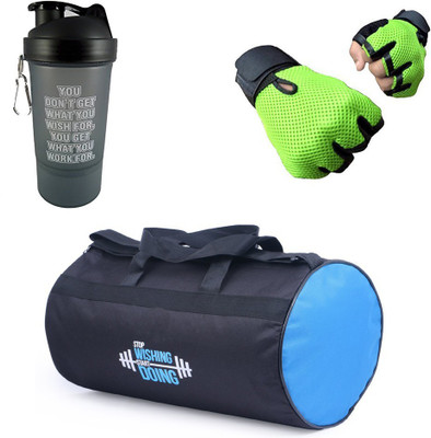 Vellora Gym Bag, Protein Shaker And Gym Glove With Wrist Support Combo Gym & Fitness Kit
Vellora Gym Bag, Protein Shaker And Gym Glove With Wrist Support Combo Gym & Fitness Kit