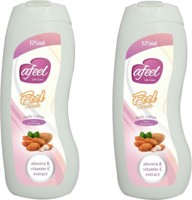 Afeel Feel Touch Body Lotion 125ml (Pack of 2)(250 ml)
Afeel Feel Touch Body Lotion 125ml (Pack of 2)(250 ml)