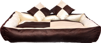 Moodmax AK-DOGBED97_S S Pet Bed(Brown)