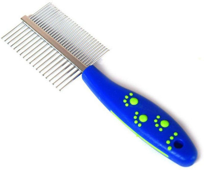 W9 Imported High Quality Double Sided Pet Comb Stainless Steel Pin Dog Grooming Brush With Soft Grip Handle Rakes for Dog & Cat
W9 Imported High Quality Double Sided Pet Comb Stainless Steel Pin Dog Grooming Brush With Soft Grip Handle Rakes for Dog & Cat