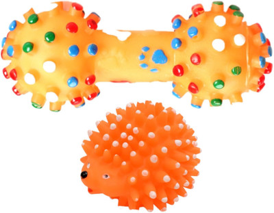 W9 High Quality Combo of 2 Natural Rubber Vinyl Cute Colorful Hedgehog and Dumbbell Squeaky Toy for Small Puppy- for Fun I Fetch I Sound Interaction I Cuddling Rubber Squeaky Toy For Dog & Cat
W9 High Quality Combo of 2 Natural Rubber Vinyl Cute Colorful Hedgehog and Dumbbell Squeaky Toy for Small Puppy- for Fun I Fetch I Sound Interaction I Cuddling Rubber Squeaky Toy For Dog & Cat