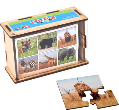 RK Cart Wooden Jigsaw Puzzles for Kids - Pack of 6 Animal for Toddlers (Multicolour) (1 Pieces)
RK Cart Wooden Jigsaw Puzzles for Kids - Pack of 6 Animal for Toddlers (Multicolour) (1 Pieces)