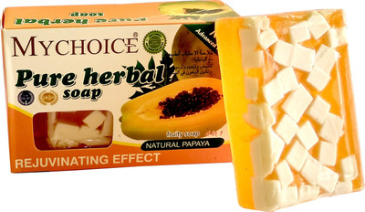 My Choice Pure Herbal Soap and fruity 4 in 1 Natural Pappaya Soap(100 g)