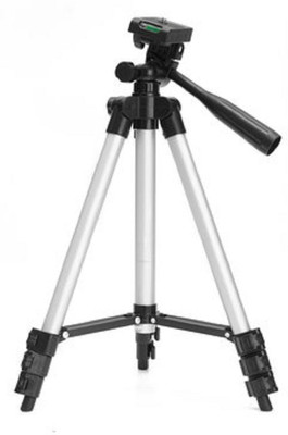 Punta Telescopic Tripod For Smartphones And Camera Tripod(Silver, Supports Up to 2000 g)
