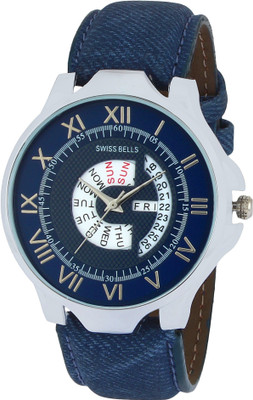 Svviss Bells 1055SB Original Blue Dial Blue Leather Strap Day and Date Multifunction Chronograph Wrist Watch for Men - SB-1055 Watch - For Men
Svviss Bells 1055SB Original Blue Dial Blue Leather Strap Day and Date Multifunction Chronograph Wrist Watch for Men - SB-1055 Watch - For Men