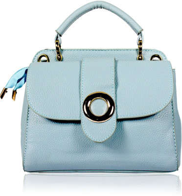 Russo Milano Womens Sling Bag(Blue, 9 inch)