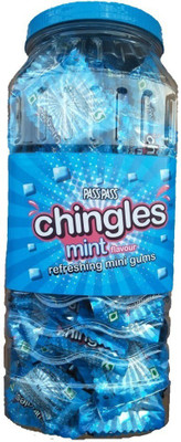 Pass pass Chingles Mint Chewing Gum(337.5 g)
