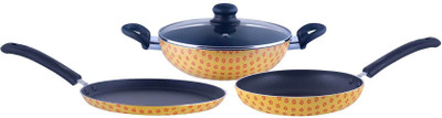 Brilliant Galaxia 4pc Nonstick Induction Based Cookware Set With Crystal Chain Induction Bottom Cookware Set(Aluminium, 3 - Piece), Yellow
Brilliant Galaxia 4pc Nonstick Induction Based Cookware Set With Crystal Chain Induction Bottom Cookware Set(Aluminium, 3 - Piece), Yellow