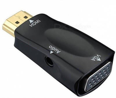 Microware Compact HDMI to VGA + Audio Converter Adapter HDMI Adapter(Compatible with LAPTOP, COMPUTER, TABLET, Black)
Microware Compact HDMI to VGA + Audio Converter Adapter HDMI Adapter(Compatible with LAPTOP, COMPUTER, TABLET, Black)