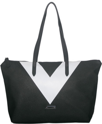 Caprese Tote(Black, White)