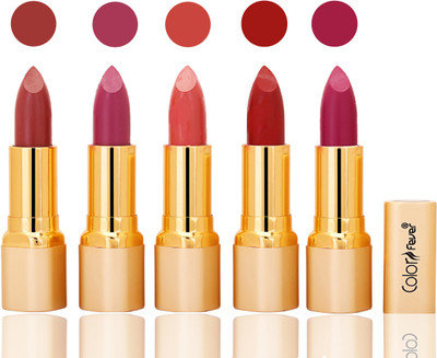 Color Fever lipstick with Vitamin E, Enriched soft(Mauve, plum, peach, red, purple, 20 g)
Color Fever lipstick with Vitamin E, Enriched soft(Mauve, plum, peach, red, purple, 20 g)