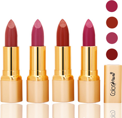 Color Fever lipstick with Vitamin E, Enriched soft(Mauve, plum, dry orange, purple, 16 g)
Color Fever lipstick with Vitamin E, Enriched soft(Mauve, plum, dry orange, purple, 16 g)