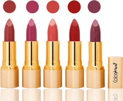 Color Fever lipstick with Vitamin E, Enriched soft(Mauve, plum, peach, red, plum, 20 g)
Color Fever lipstick with Vitamin E, Enriched soft(Mauve, plum, peach, red, plum, 20 g)