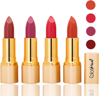 Color Fever lipstick with Vitamin E, Enriched soft(Mauve, plum, neon, brick orange, 16 g)
Color Fever lipstick with Vitamin E, Enriched soft(Mauve, plum, neon, brick orange, 16 g)