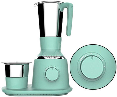 Butterfly Present Spectra with 4 Jars 750 W Green color Unbreakable polycarbonate outer shell and SS inner shell jars 750 W Juicer Mixer Grinder(Mint Green, 4 Jars)
Butterfly Present Spectra with 4 Jars 750 W Green color Unbreakable polycarbonate outer shell and SS inner shell jars 750 W Juicer Mixer Grinder(Mint Green, 4 Jars)