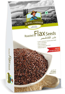Jewel Farmer TBJ-ROASTED-FLAX-250G Roasted Gram(250 g, Vacuum Pack)