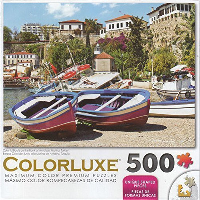 George Colorluxe 500 Piece Puzzle - Colorful Boats on the Bank of Antalya's Marina(500 Pieces)
George Colorluxe 500 Piece Puzzle - Colorful Boats on the Bank of Antalya's Marina(500 Pieces)