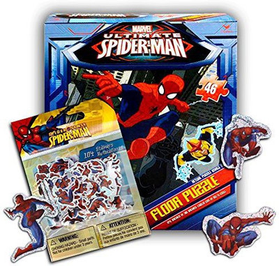 Spiderman Marvel Spiderman Giant Floor Puzzle for Kids (3 Foot Puzzle, 46 Pieces-- Bonus Spiderman Stickers)(46 Pieces)
Spiderman Marvel Spiderman Giant Floor Puzzle for Kids (3 Foot Puzzle, 46 Pieces-- Bonus Spiderman Stickers)(46 Pieces)