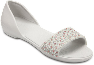 Crocs Women White Flats