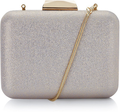 Caprese Women Casual Silver PU Sling Bag