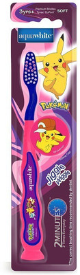 aquawhite POKEMON Jiggle Wiggle Toothbrush with 2 D Pokemon Image on Hygiene Cap, Suction Cup & Tongue Cleaner, Pink, Health & Personal Care. Soft Toothbrush
aquawhite POKEMON Jiggle Wiggle Toothbrush with 2 D Pokemon Image on Hygiene Cap, Suction Cup & Tongue Cleaner, Pink, Health & Personal Care. Soft Toothbrush