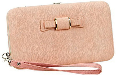 Alwick Women Casual Pink Artificial Leather Wallet(6 Card Slots)