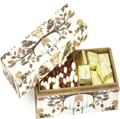 Ghasitaram Gifts Chocolates- Wooden 2 part Chocolate And Nutties Box Brittles(700 g)
Ghasitaram Gifts Chocolates- Wooden 2 part Chocolate And Nutties Box Brittles(700 g)