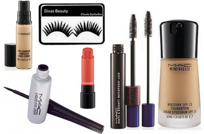 divas beauty Eyelashes With Liquid Eyeliner & Mascara & Mineralize Foundation & Pro Longwear Concealer With Liptensity Lipstick(Set of 6)
divas beauty Eyelashes With Liquid Eyeliner & Mascara & Mineralize Foundation & Pro Longwear Concealer With Liptensity Lipstick(Set of 6)