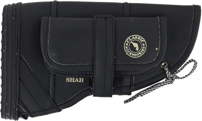 

SHAH Leather .315 Bore Gun Butt Cover Racquet Carry Case/Cover Free Size(Black)