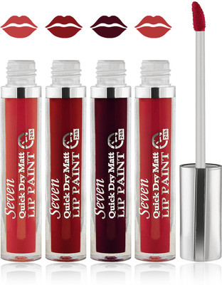 Seven seas cosmetics makeup 24 h lip paint quick dry matte liquid lipstick set of 4(red hot chocolate maroon orange)
Seven seas cosmetics makeup 24 h lip paint quick dry matte liquid lipstick set of 4(red hot chocolate maroon orange)