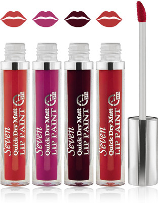 Seven seas cosmetics makeup 24 h lip paint quick dry matte liquid lipstick set of 4(orange purple hot chocolate red)
Seven seas cosmetics makeup 24 h lip paint quick dry matte liquid lipstick set of 4(orange purple hot chocolate red)