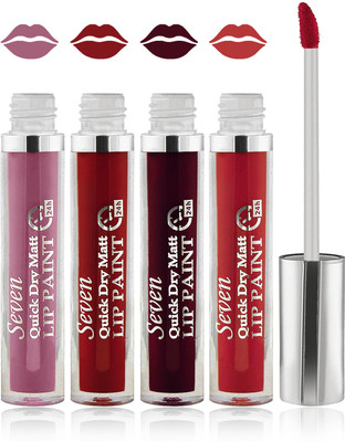 Seven seas cosmetics makeup 24 h lip paint quick dry matte liquid lipstick set of 4(red hot chocolate maroon l pink)
Seven seas cosmetics makeup 24 h lip paint quick dry matte liquid lipstick set of 4(red hot chocolate maroon l pink)