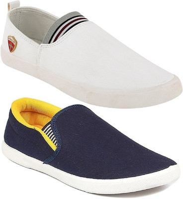 Long Walk Casual Shoes Pack of 2 Slip On Sneakers For Men(Multicolor, White::yellow
Long Walk Casual Shoes Pack of 2 Slip On Sneakers For Men(Multicolor, White::yellow