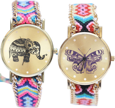 NEUTRON Best Fancy Elephant And Butterfly Multi Color Color Combo Watch (G162-G132) For Girls And Women Watch - For Girls
NEUTRON Best Fancy Elephant And Butterfly Multi Color Color Combo Watch (G162-G132) For Girls And Women Watch - For Girls
