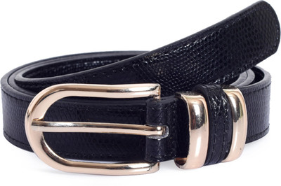 Lino Perros Women Casual Black Artificial Leather Belt