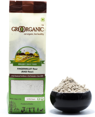 GroOrganic "FINGERMILLET flour (RAGI flour)"(500 g)