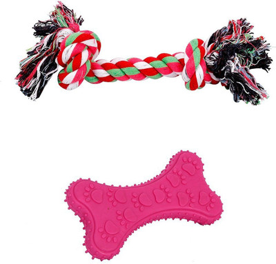W9 Puppy Chew Rope Toy With Free Candy Shape Toy - Small (Color May Be Vary) Cotton Chew Toy For Dog
W9 Puppy Chew Rope Toy With Free Candy Shape Toy - Small (Color May Be Vary) Cotton Chew Toy For Dog