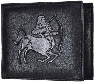 WalletLee Men Black Genuine Leather Wallet(1 Card Slot)