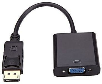 Microware Display Port Male To VGA Female VGA Cable(Compatible with Laptop, VGA External Screen, Black)
Microware Display Port Male To VGA Female VGA Cable(Compatible with Laptop, VGA External Screen, Black)
