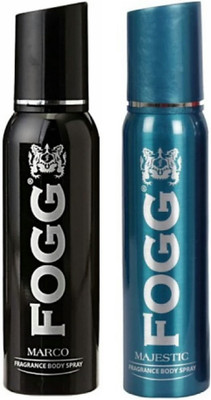 Fogg deodorant 1 Marco and 1 Majestic Deodorant Combo (300 ml, Pack of 2) Body Spray - For Men(300 ml, Pack of 2)
Fogg deodorant 1 Marco and 1 Majestic Deodorant Combo (300 ml, Pack of 2) Body Spray - For Men(300 ml, Pack of 2)