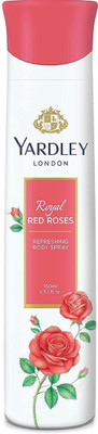 Yardley London Royal Red Roses Refreshing Deo for Women Perfume Body Spray - For Women(150 ml)
Yardley London Royal Red Roses Refreshing Deo for Women Perfume Body Spray - For Women(150 ml)