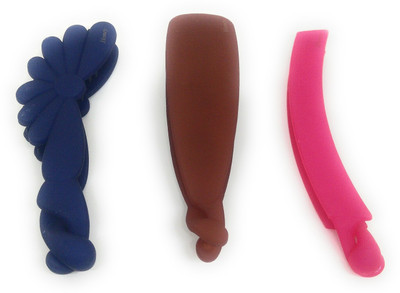 Khubsurat Premium Banana Clip / Banana Claw Clip, Set of 3 Pieces of 3 Color 3 Designs, Smooth Silicon Feel, Length 11 Centimeters Banana Clip, Hair Clip(Multicolor)
Khubsurat Premium Banana Clip / Banana Claw Clip, Set of 3 Pieces of 3 Color 3 Designs, Smooth Silicon Feel, Length 11 Centimeters Banana Clip, Hair Clip(Multicolor)