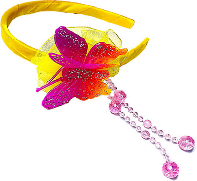 Proplady Fluorescent Partywear Butterfly Hairband with Shimmery finish & Crystal danglers Hair Band(Yellow, Pink)
Proplady Fluorescent Partywear Butterfly Hairband with Shimmery finish & Crystal danglers Hair Band(Yellow, Pink)