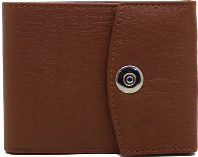 NiETz Men Casual Tan Artificial Leather Wallet(6 Card Slots)