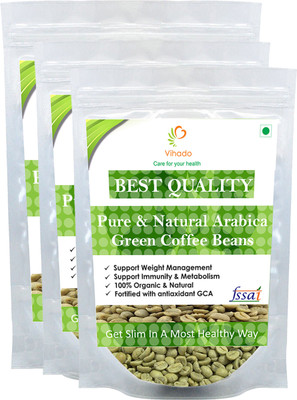 VIHADO Best Quality Green Coffee Beans-Reduce BodyFat,Wt. Loss,EnhanceEnergy,Control diabetes and cholesterol (Pack of 3) Instant Coffee 50 g(Pack of 3)
VIHADO Best Quality Green Coffee Beans-Reduce BodyFat,Wt. Loss,EnhanceEnergy,Control diabetes and cholesterol (Pack of 3) Instant Coffee 50 g(Pack of 3)