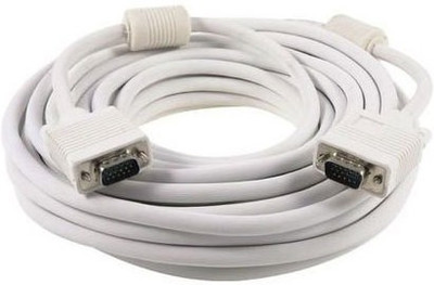 Sheen 30 Meter VGA Cable(Mobile, Laptop, Tablet, Mp3, Gaming Device, White)
