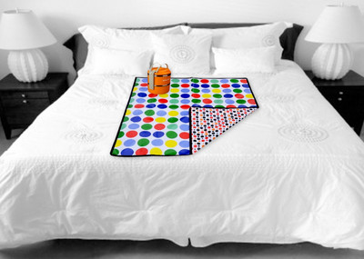 MOHITCOLLECTIONS Plastic Baby Bed Protecting Mat(Black, Red, White